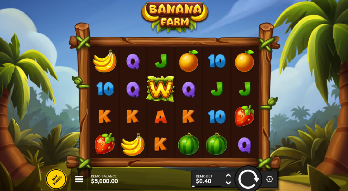 1xBet Banana Farm game search
