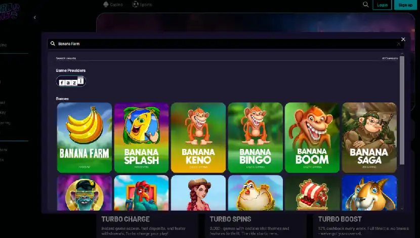 Turbo Wins deposit and withdrawal options