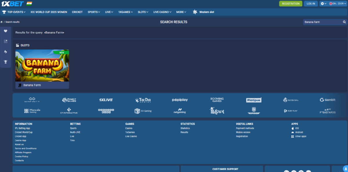 Bonuses and free spins for Banana Farm in 1xBet Bonuses and free spins for Banana Farm in 1xBet